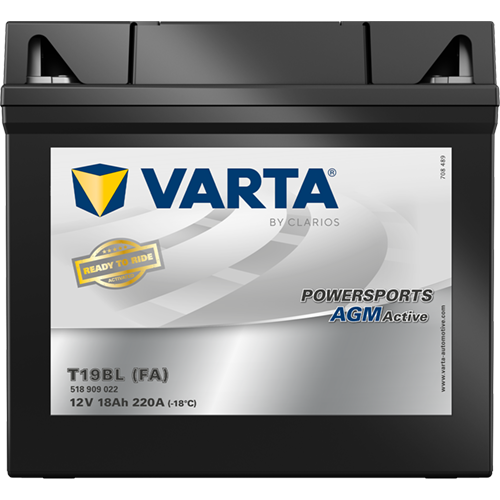 VARTA Powersports AGM ACTIVE YTX7L-BS 6Ah motorcycle battery 12V (DIN 50614)